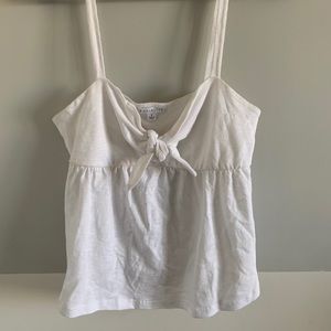 white tank top with tie